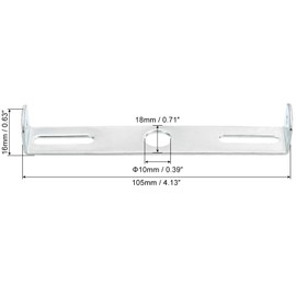 TOP-VIGOR 1Set Light Fixture Ceiling Bracket, 105x18x16mm Ceiling Light Plate Kit, Pendant Light Lighting Fixture Mounting Bracket Hardware for Chandelier Lighting Home Office
