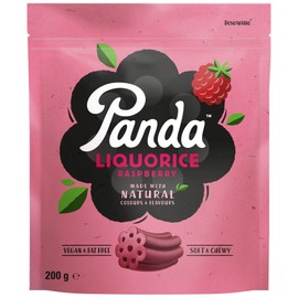 Panda Natural Raspberry Liquorice, 200 g