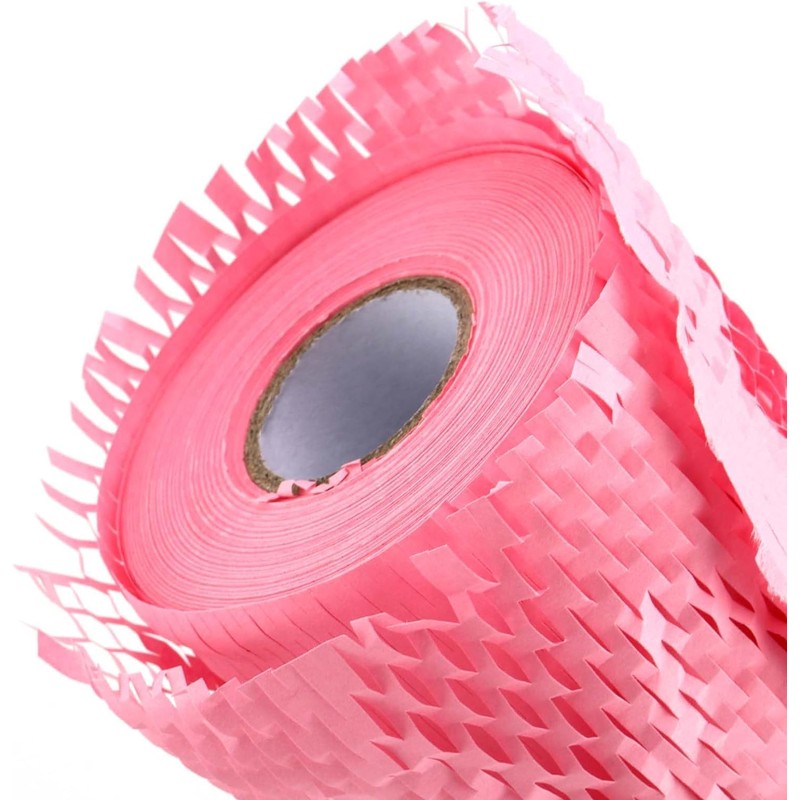 Pink Ready Roll Packaging Paper 30cm x 40m 131ft Honeycomb