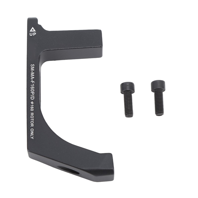 Bike Disc Brake Adapter Aluminium Alloy Black Mounting Bracket Converter