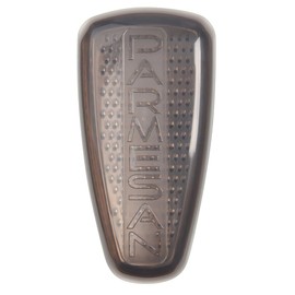 Fackelmann Parmesan Grater and Stay-Fresh Box, Parmesan Slicer, Cheese Grater with Serving Container (Colour: Transparent / Grey), Quantity: 1 Piece.