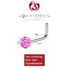 Forbidden Body Jewelry 20g Surgical Steel 3mm Crystal Glam Ball