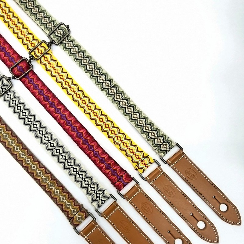 LiveLine YUS22-117A Librine Ukulele Strap Hippie Taste Gray