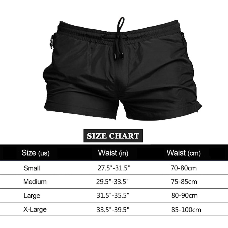 TONLEN - Traje de baño deportivo para hombre, con bolsillos