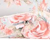 Pencil Case 200 Slots Rose Printed 4‑Layer Zipper Pen Holder