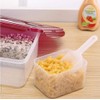3 PCS Multi-Purpose Thicken PP Transparent Frosted Plastic Kitchen Scoops