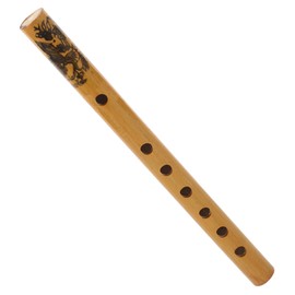 WHAMVOX 6hole Bamboo Vertical Flute Woodwind Instrument for Beginners Lightweight and Portable Clarinet for Practice and Performance for Students and Music Enthusiasts