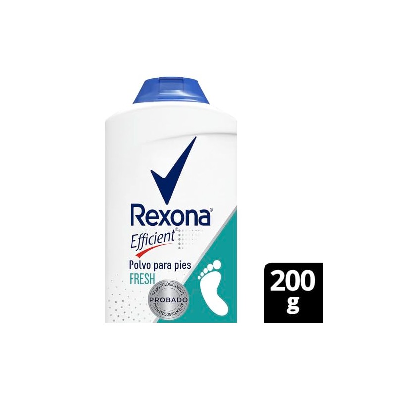 Desodorante para Pies en Polvo Fresh Rexona Efficient 200 gr