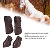 4pcs Horse Tendon Boots Adjustable Thicken Front Hind Horse Leg