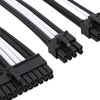 6PCS PC Extension Cable Set 30cm 24 Pin Motherboard Extension