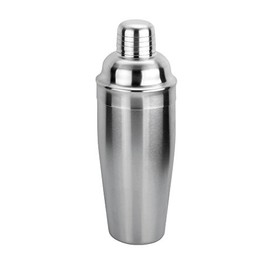 Leopold Vienna 85 x 225 mm Satin Stainless Steel Cocktail Shaker, Silver