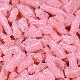 Sweet & Sour Pink Lemonade Licorice Bits by Its Delish, 2 lbs Bulk Bag - Original Style Chewy Lemonade Candy Twists – Great Gifts Party Sweets – Made in USA, Vegan, Kosher