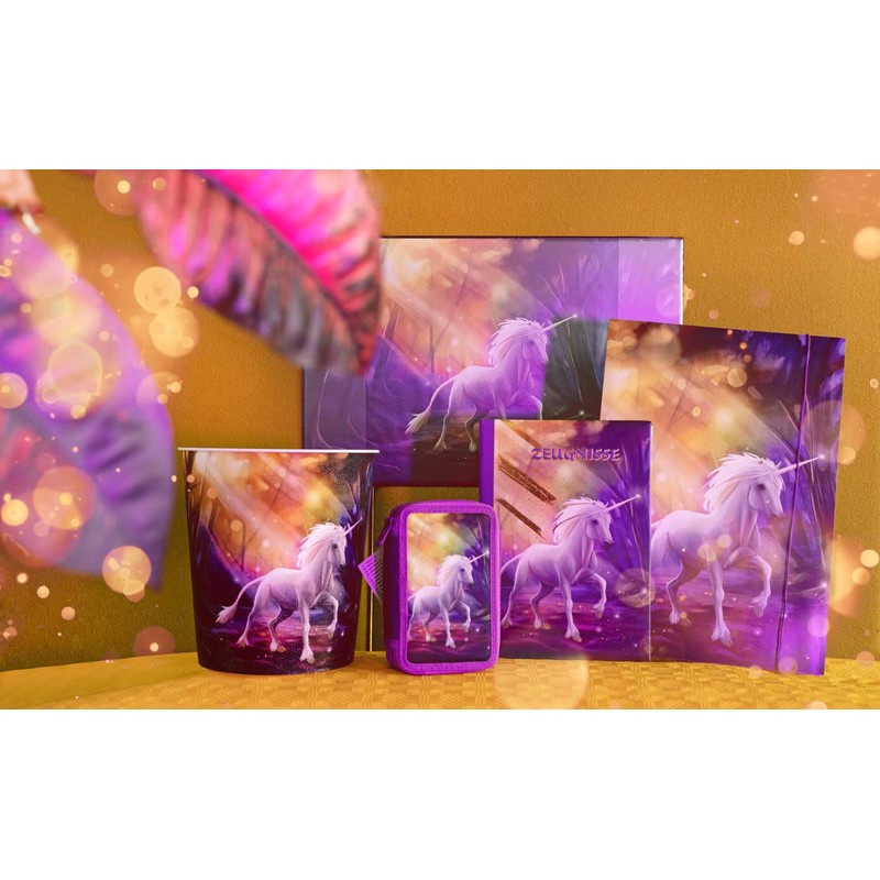 Idena 20132 Certificate Folder in Unicorn Design with 12 Sleeves