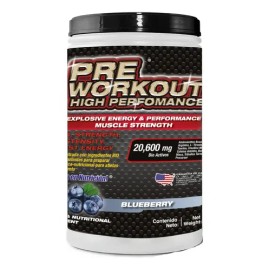 Preentreno FNT Gold Line 600g Blueberry  Pre-Workout Supplement, 600g                                                                                 