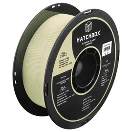 HATCHBOX Matte PLA 3D Printer Filament, Dimensional Accuracy +/- 0.03 mm, 1 kg Spool, 1.75 mm, Lemonade