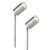 Long Life Lamp Company 2 pack Stainless Steel 12v Low