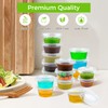 Dealusy 360 Set 2 oz Jello Shot Cups with Lids,