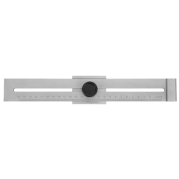 Msiud Woodworking Sliding Line Ruler, 0-250mm Accuracy Parallel Measurement Tool