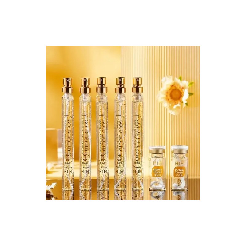 10 Cajas De Hilos Colageno Tensores 24k + Serum