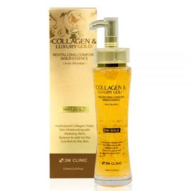 3W Clinic Collagen & Luxury Gold Revitalizing Comfort Gold Essence 150ml x 1 / 3W클리닉 콜라겐 앤 럭셔리골드 리바이탈라이징 컴포트 골드 에센스 150ml x 1개