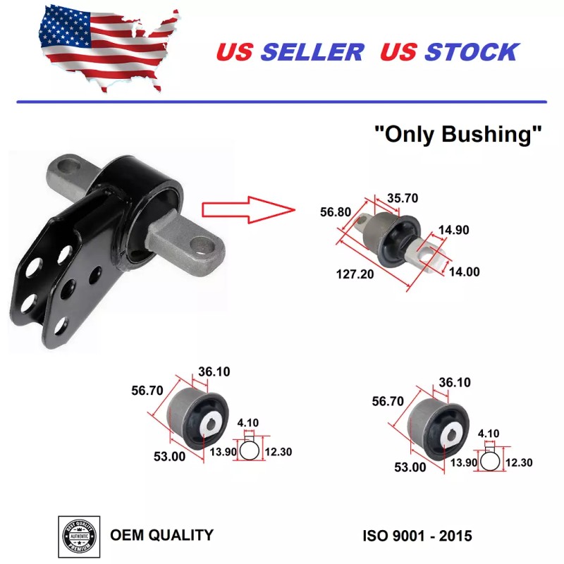 2mplastic Front Differential Mount Set For Jeep Commander Grand Cherokee