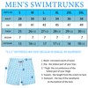 Biwisy Men's Swim Shorts Quick Dry Athletic Mesh Lining Swimwear