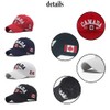 HAOJIANIAN 2 Pack Canada Baseball Cap,Canada Day Embroidered Maple Leaf