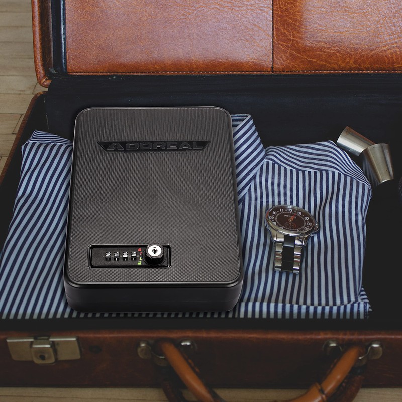 Adoreal Gun Safes for Pistols, Small Pistol Safe Handgun Portable