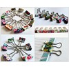 25mm Assorted Flower Design Metal Binder Foldback Clips Bulldog/Paper Clips/Binder