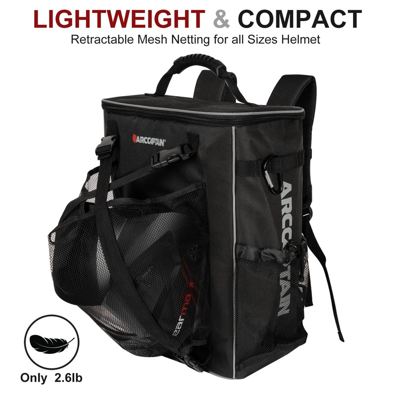 ARCCAPTAIN Welding Tools Backpack, Large Capacity Tactical Welding Helmet Tool