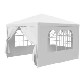 Segawe Wedding Tent 10"x10" Canopy Party Gazebo with 4 Side Walls Outdoor 4 Side Walls