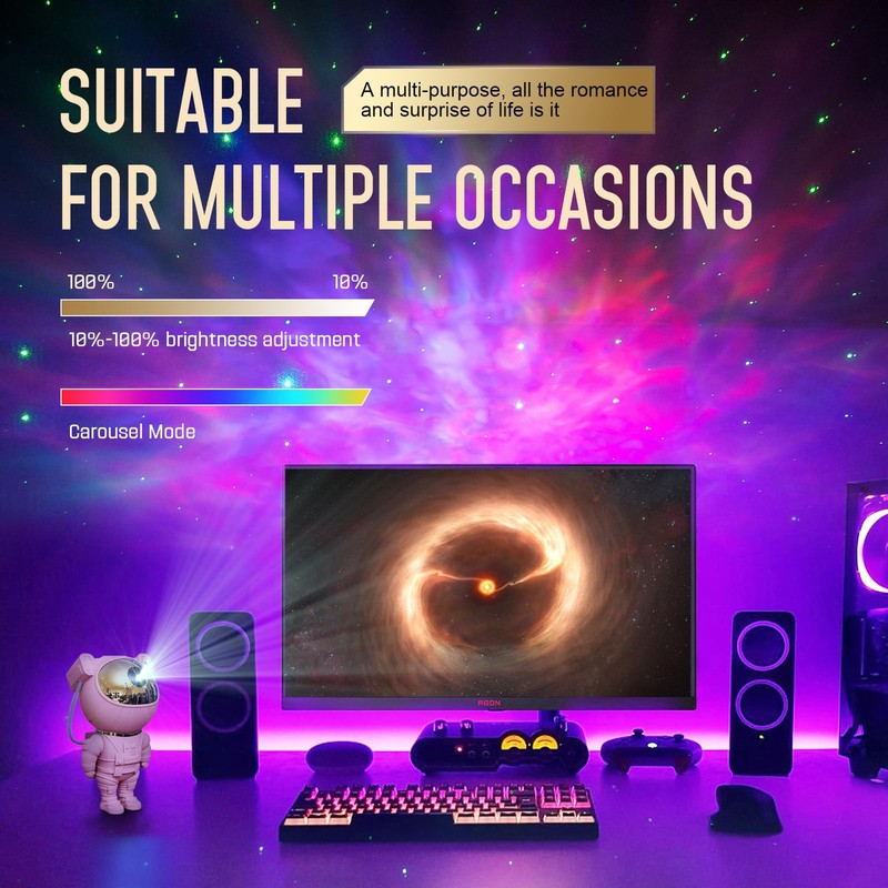 Mooyran Exclusive Astronaut Galaxy Projector - Special Limited Edition Star