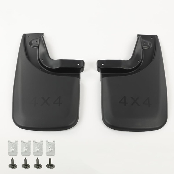 G-PLUS Rear Splash Guards Heavy Duty Molded Mud Flaps Compatible