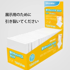 AUREUO Art Painting Creation Modern Oil Painting Art Decoration Mini Stretched Canvas Set No Easel 7.5cm x 7.5cm 18pcs Medium 100% Cotton Suitable for Watercolor, Acrylic Painting, Oil Painting