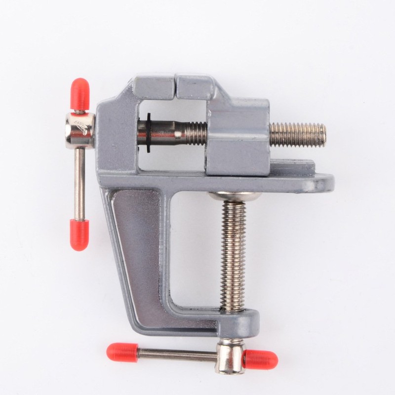 Sourcemall Small Desktop Vise Portable Bench Vise Mini Table Clamp