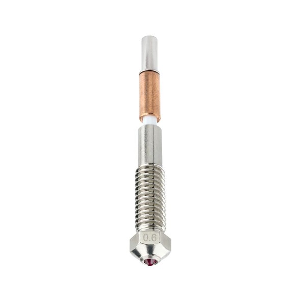 DUROZZLE Bimetal Ruby Nozzle 0.6mm for QIDI Plus 4 3D