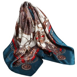 Ecroon Women's Silk Feel Scarf Scarf Women Elegant Silk Scarf Business Silk Scarf Bandana Handkerchief Neck Wrist Headscarves