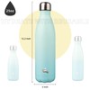 Konokyo Insulated Water Bottles,25 oz Double Wall Stainless Steel Vacumm