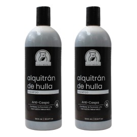 Shampoo Alquitrán De Hulla 2 Piezas (1 Litro C/u)