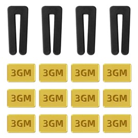 Foyods 4 Set Ceiling Fan Balancing Kit Fan Balancing Kit 12 Pieces Metal Self-Adhesive Gold 3G Weight Ceiling Fan Balance Kit