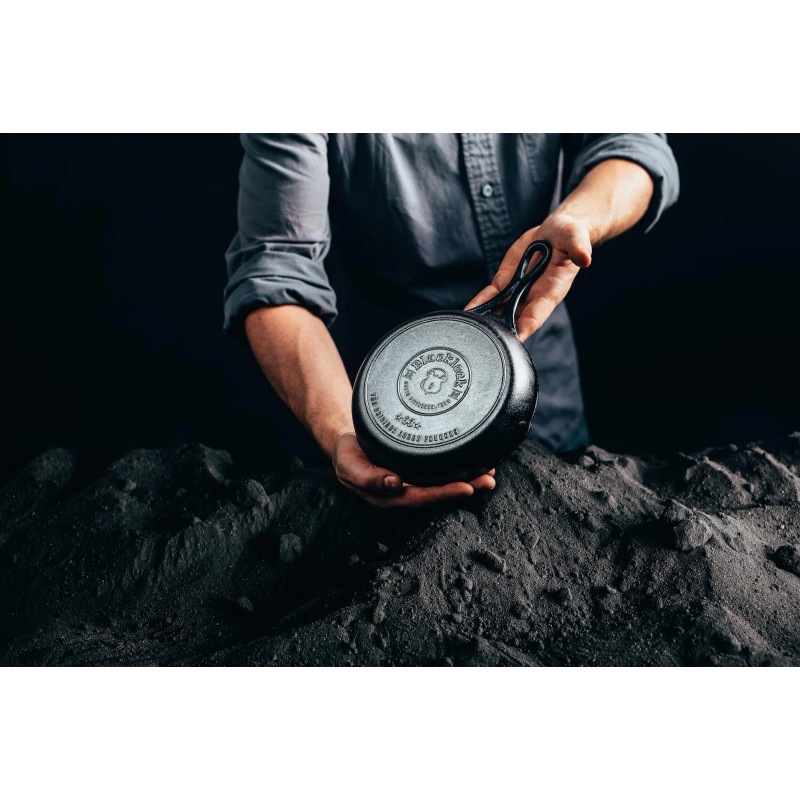 Lodge Blacklock 7 Inch Cast Iron Skillet Lightweight Triple Seasoned