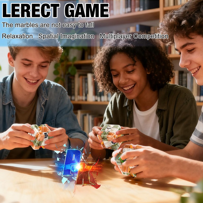 Large 3D Labyrinth Cube Puzzle - Engaging Brain Teaser Toy,