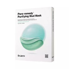 Dr. Jart 닥터자르트 더마스크 포어레미디 퓨리파잉 머드 마스크 5매 Dr. Jart+ Dermaclar Clearing Solution Purifying Mud Mask 5 Sheets