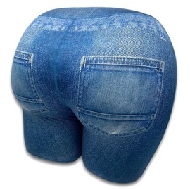 The Buttress Pillow – All-Natural Latex Foam Butt-Shaped Pillow for Sleep, Stress Relief, and Comfort – Ergonomic Design for Side, Back, and Stomach Sleepers – Removable Cover Included