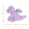 Apricot Lamb Purple Dragon Plush Stuffed Animals for Kids, Soft