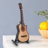 Miniature Acoustic Classical Guitar Model Mini Wooden Guitar Desktop Decoration