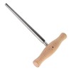 Violin Peg Hole Reamer 1:30 Taper with Wood Handle for
