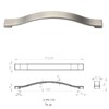 Decoranddecor Floria Bow-Style Polished Chrome Cabinet Handles – Kitchen Cupboard