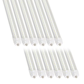 WAHADI 12 Pack 4FT T8 LED Tube Light Bulbs 24W One pin Fa8 Cap 6000K Daylight with Ultra Bright Dual-Row LED, 4 Foot T10 T12 Fluorescent Replacement for Garage, Shop, Warehouse