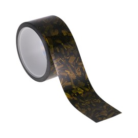 X AUTOHAUX Pinstripe Tape 50mmx8.5m Forging Pattern Car Stripes Pinstripe Decals for Car Motorcycle and Boat Racing Stripes DIY Stickers Laser Gold Tone 1 Pcs